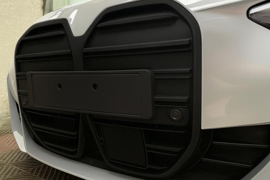 BMW 4-sarja G22/23/26 2020– CS-Style munuaismaski (I4 G26,2022+, mattamusta) Image