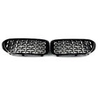 BMW 5-sarja G30/G31 2017–2023 Munuaisritilät Diamond Silver V1 (2017-2020, musta reunus) kuva 4