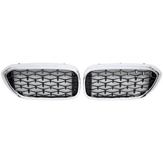 Munuaismaski Diamond Black V1 (2017-2020, kromikehys) BMW 5-sarja G30/G31 2017–2023 kuva 2