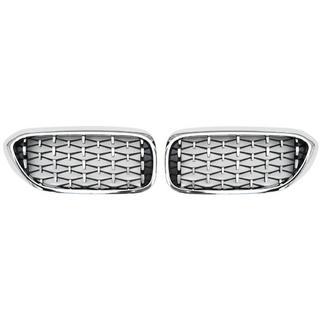 Munuaismaski Diamond Silver V1 (2017-2020, kromikehys) BMW 5-sarja G30/G31 2017–2023 kuva 2