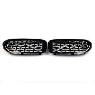 Munuaissäleikkö Diamond Black V1 (2017-2020, musta reunus) BMW 5-sarja G30/G31 2017–2023 kuva 4