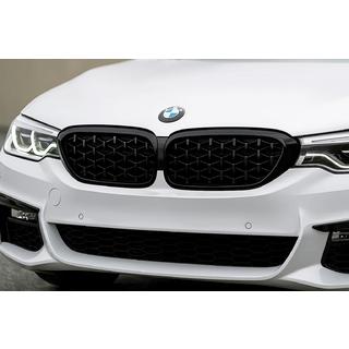 Munuaissäleikkö Diamond Black V1 (2017-2020, musta reunus) BMW 5-sarja G30/G31 2017–2023 kuva 1