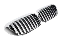 BMW 5-sarja G30/G31 2017–2023 Munuaismaskit 1 Bar (2017-2020, kiiltävä musta kromireunuksella) kuva 2