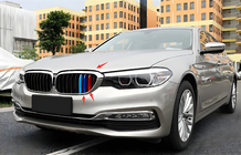 BMW 5-sarja G30/G31 2017–2023 Munuaissäleikkö 1 bar (2017-2020, M-Color kromikehyksellä) kuva 3