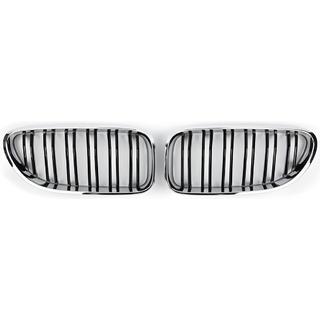 M-Look munuaismaskit (kiiltävän musta, kromireunus) BMW 6-sarja F12/F13/F06 2011–2018 kuva 2