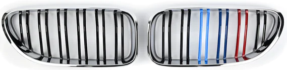 BMW 6-sarja F12/F13/F06 2011–2018 Munuaissäleiköt M-Look (M-Color kromikehyksellä) kuva 2