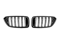 BMW 6-sarja G32 2017– Munuaissäleiköt M-Look (2017-2020, kiiltävän musta) kuva 4