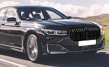 BMW 7-sarja G11/G12 2015–2022 Munuaissäleikkö 1 Bar (2019-2022, kiiltävä musta) kuva 2