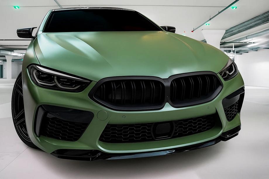 BMW 8-sarja G14/G15/G16 2018– M-Look munuaismaski (2018-2022, mattamusta) Image