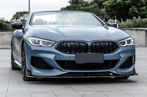 BMW 8-sarja G14/G15/G16 2018– M-Look munuaismaskit (2023+, kiiltävän musta) kuva 1