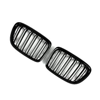 Munuaissäleiköt M-Look (kiiltävän musta) kuva 3