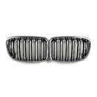 BMW X1 E84 2009–2015 M-Look munuaismaskit (kiiltävän musta, kromireunus) kuva 2