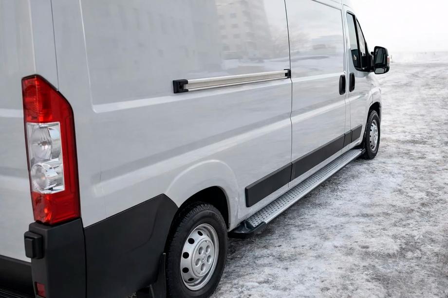Citroen Jumper 2007–2025 Allmond Grey sivuportaat (2 kpl, alumiini) Image