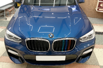 BMW X3 G01 2018– M-Look munuaismaski (2018-2021, M-Color kromireunuksella) kuva 1