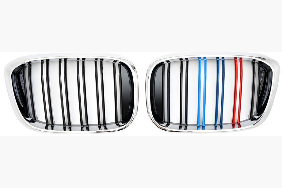 BMW X3 G01 2018– M-Look munuaismaski (2018-2021, M-Color kromireunuksella) Kuva 2