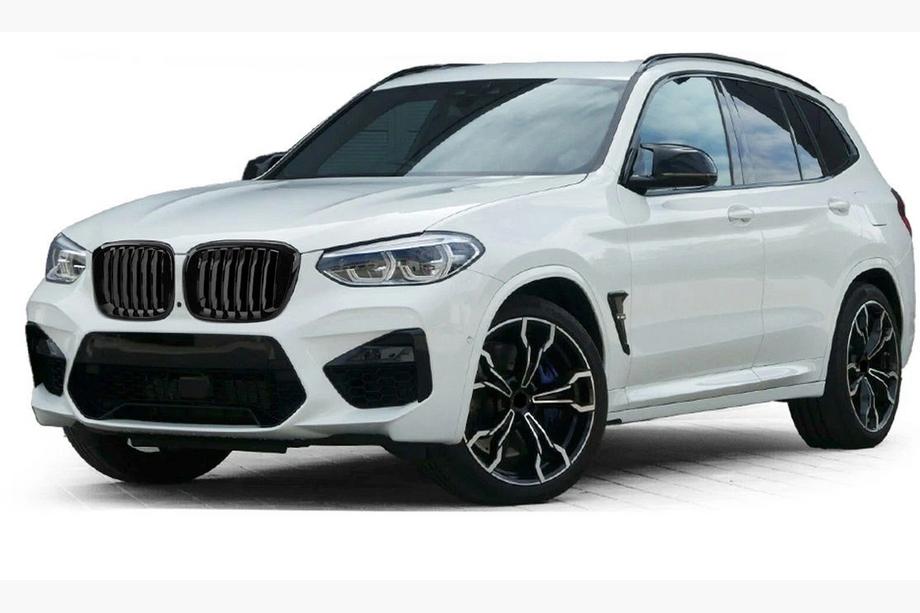 BMW X3 G01 2018– Munuaismaskit 1 Bar (2018-2021, musta kiiltävä) Image