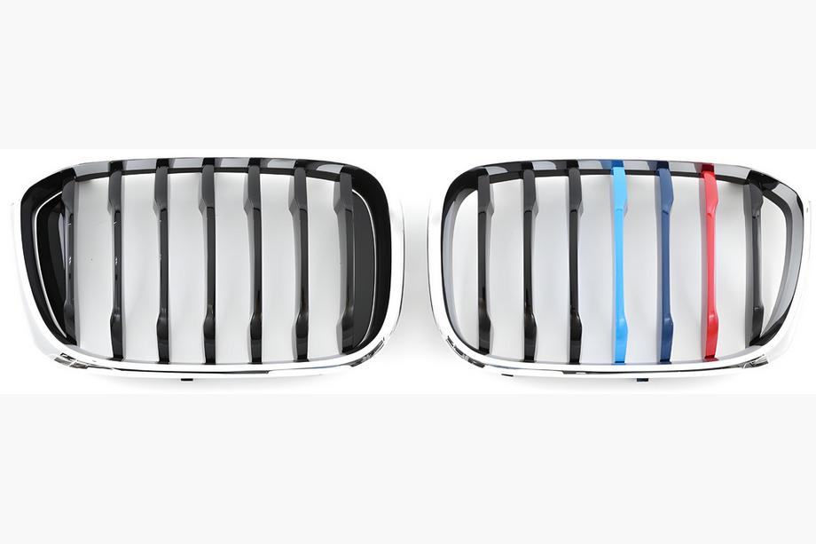 BMW X3 G01 2018– Munuaissäleikkö 1 Bar (2018-2021, M-Color kromikehyksellä) Kuva 2