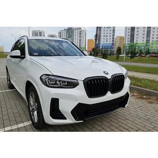 Etumaski 1 Bar (2021+, mattamusta) BMW X3 G01 2018–