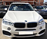 BMW X6 F16 2014–2019 M-Look munuaismaskit (kiiltävän musta, kromireunus) kuva 1