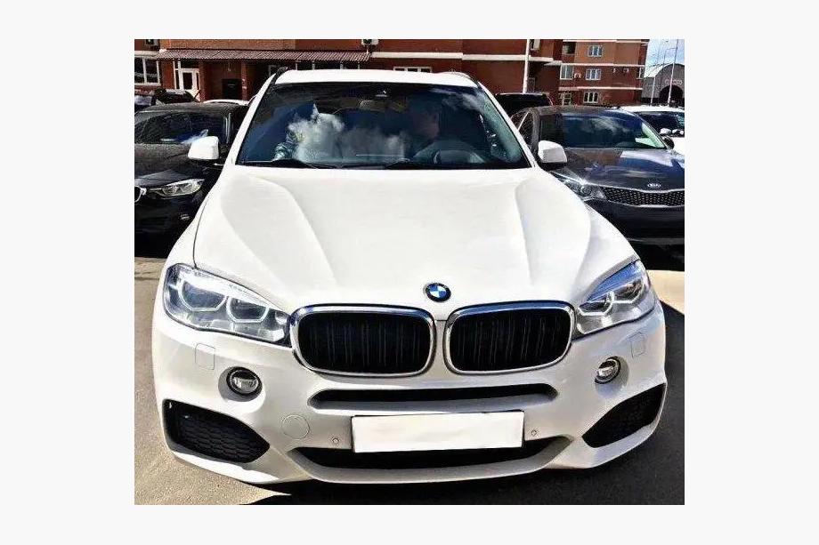 BMW X6 F16 2014–2019 M-Look munuaismaskit (kiiltävän musta, kromireunus) Image