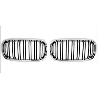 M-Look munuaismaskit (kiiltävän musta, kromireunus) BMW X5 F15 2013–2018 kuva 2