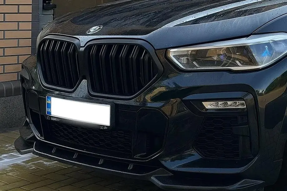 BMW X6 G06 2019–2027 Munuaismaskit M-Look (2019-2022, mattamusta) Image