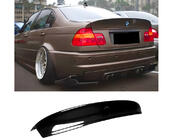 BMW 3-sarja E46 1998–2006 CSL-tyylinen V1-spoileri (SD:lle, kiiltävän musta) kuva 1