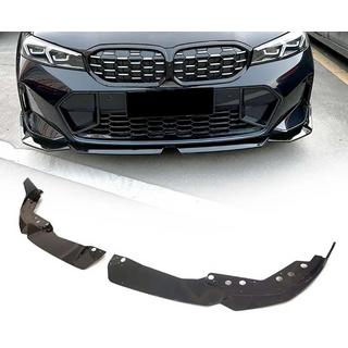 Etulipan lisäosa DPT V-2 (2022+, M Technic, kiiltävä musta) BMW 3-sarja G20/G21 2018– kuva 1