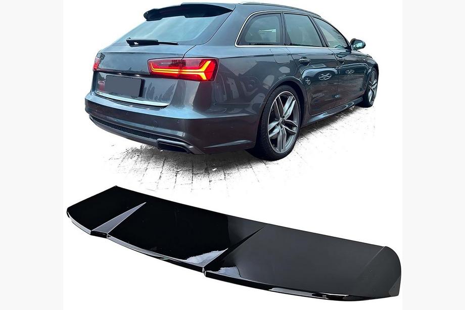 Audi A6 C7 2011–2017 Spoileri DPT V2 (Avant, kiiltomusta) Image