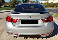 BMW 4-sarja F32/F33/F36 2012–2020 MP-Style-spoileri (F36, kiiltävä musta) kuva 2