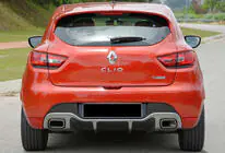 Renault Clio IV 2012–2019 DPT-takadiffuusori (RS-malleihin, maalattava) kuva 1
