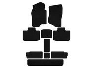 Cadillac Escalade 2007–2014 Premium-tekstiilimatot (3 riviä, musta) kuva 2