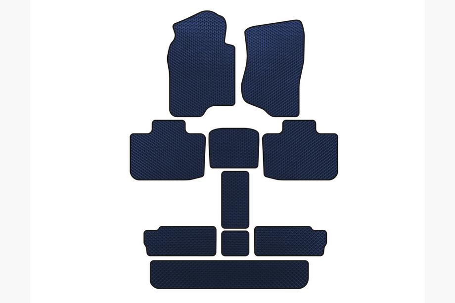 Cadillac Escalade 2007–2014 EVA-lattiamatot (3 riviä, sininen) Image