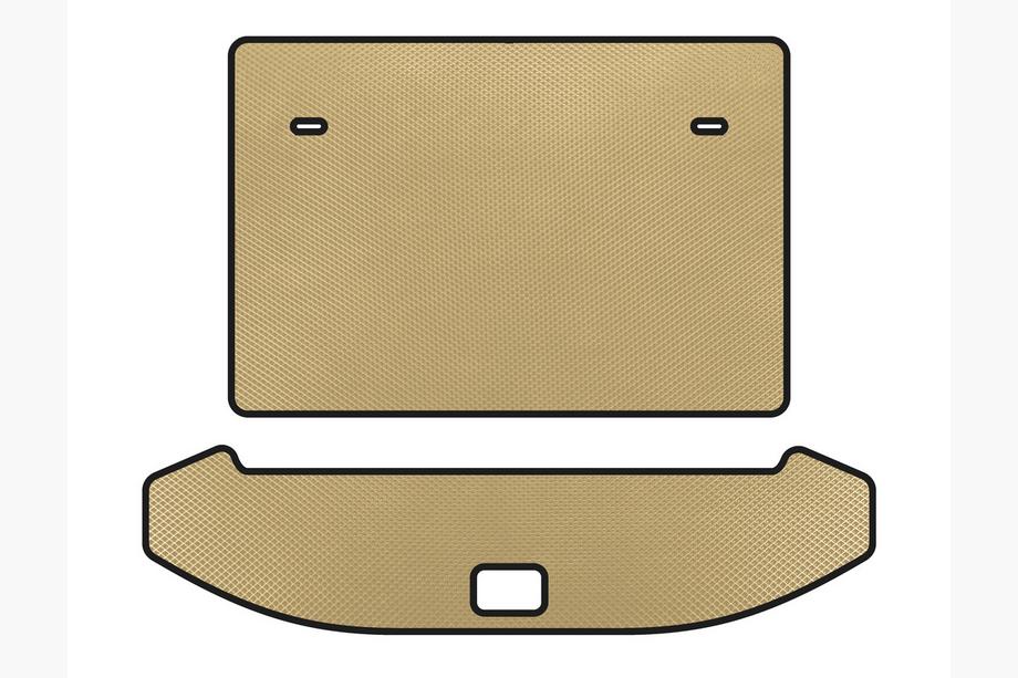 Jetour X70 2018– EVA-tavaratilan matto (3 riviä, beige) Image