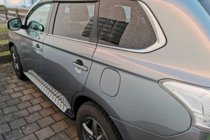 Mitsubishi Outlander 2012–2021 OEM V1 sivuastinlaudat (2 kpl, alumiini) kuva 5
