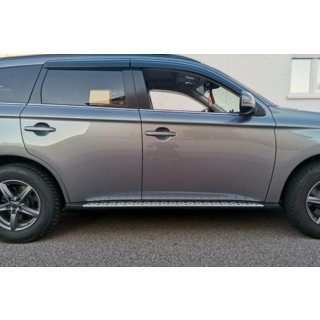 OEM V1 sivuastinlaudat (2 kpl, alumiini) Mitsubishi Outlander 2012–2021 kuva 1