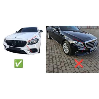 GT Panamericana Black etusäleikkö (Avantgarde/AMG-Line/E43 AMG/E53 AMG 2016-2020) Mercedes E-сlass W213 2016–2023 kuva 3