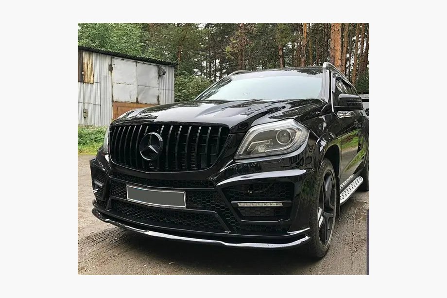 Mercedes GL/GLS -luokka X166 2012–2019 Etusäleikkö GT Panamericana Black (GL High -malliin) Kuva 3