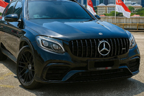 Mercedes GLC Coupé C253 2016–2023 Etusäleikkö GT Panamericana Black (2015-2019) kuva 1