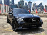 Mercedes GLC Coupé C253 2016–2023 Etusäleikkö GT Panamericana Black (2015-2019) kuva 7