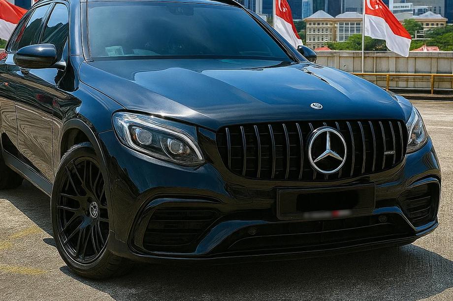 Mercedes GLC Coupé C253 2016–2023 Etusäleikkö GT Panamericana Black (2015-2019) Image