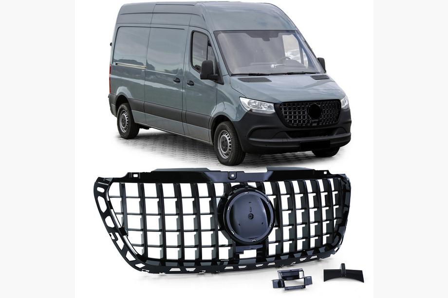 Mercedes Sprinter W907/W910 2018– Etusäleikkö Panamericana GT Panamericana Black Premium Image