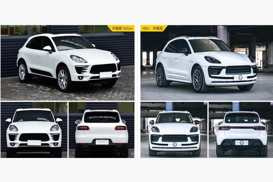 Porsche Macan 2014–2024 Facelift-muunnossarja 2014–2018 2021+ ulkonäköön Image