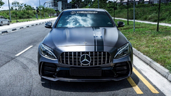 Mercedes C-class W205 2014–2021 Etupuskuri täydellisenä (C63 GT -design) kuva 2