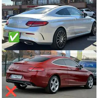 Korisarja diffuusorilla Coupe (AMG C63-designs 2014-2018) kuva 2