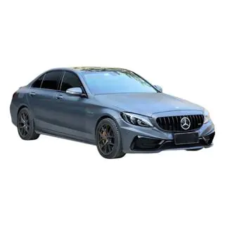 C63 AMG Style -lokasuojat (alumiini, 2 kpl) Mercedes C-class W205 2014–2021 kuva 3