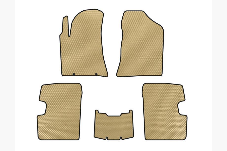 BYD F3 2013–2015 EVA-matot (SD, Beige) Image