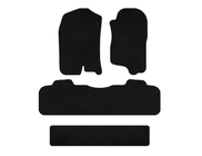 Chevrolet Tahoe 2007–2014 Premium-tekstiilimatot (3 riviä, 2007-2014, musta) kuva 1