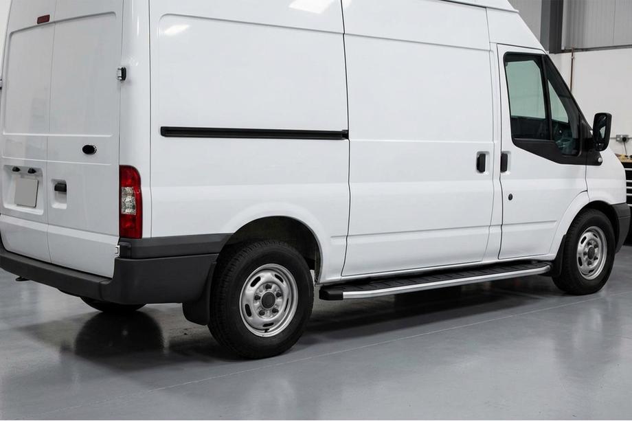 Ford Transit 2000–2014 Fullmond sivuaskelmat (2 kpl, alumiini) Image