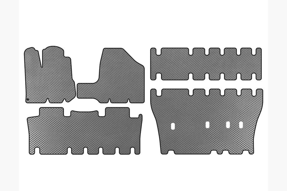 Toyota Sienna 2003–2009 EVA-mattosarja sisätiloihin (3 riviä, harmaa) Image